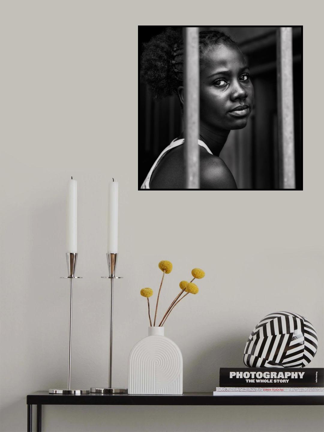 Behind the bars Poster och Canvastavla