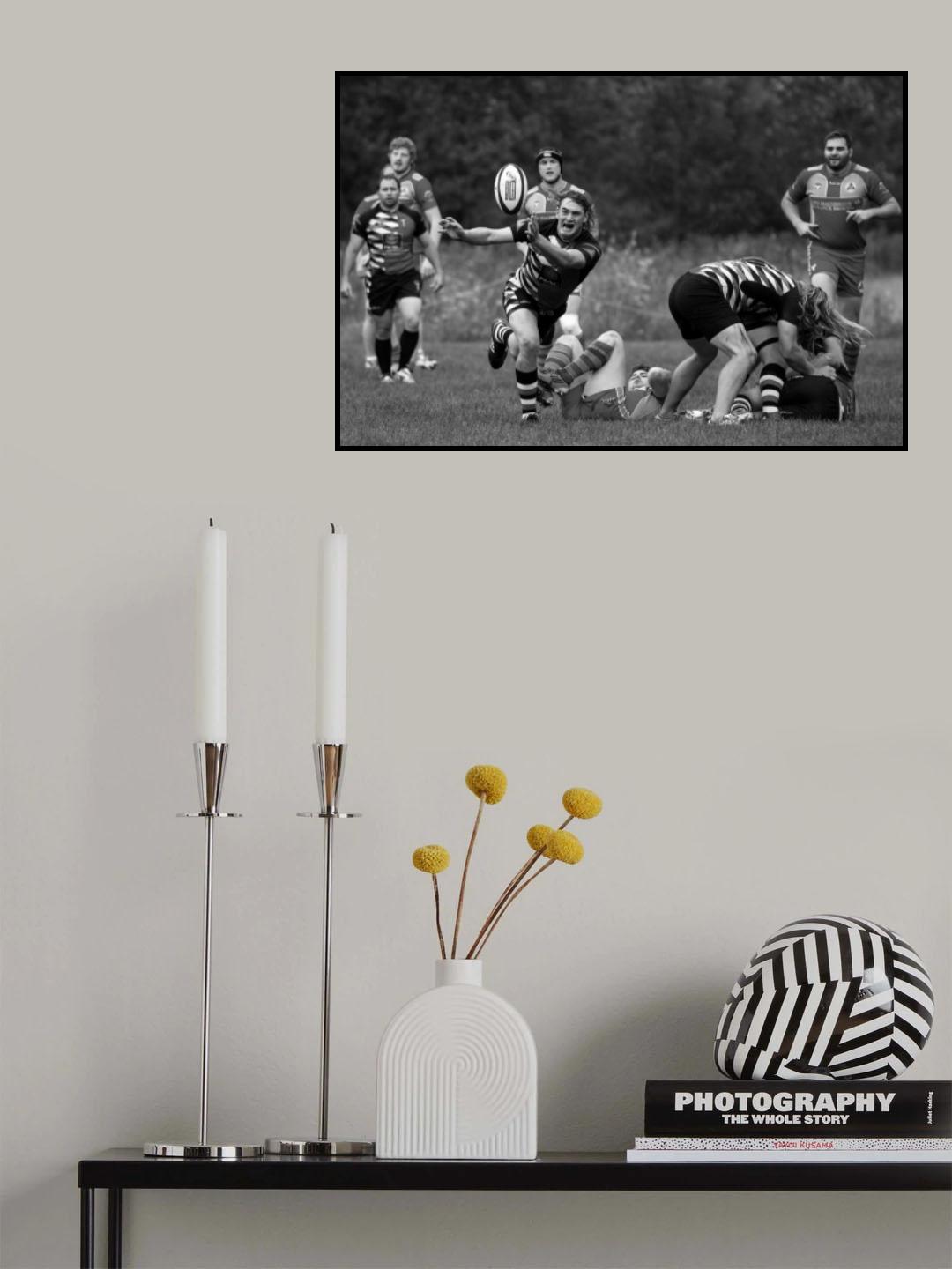 Chaos On The Field Poster och Canvastavla