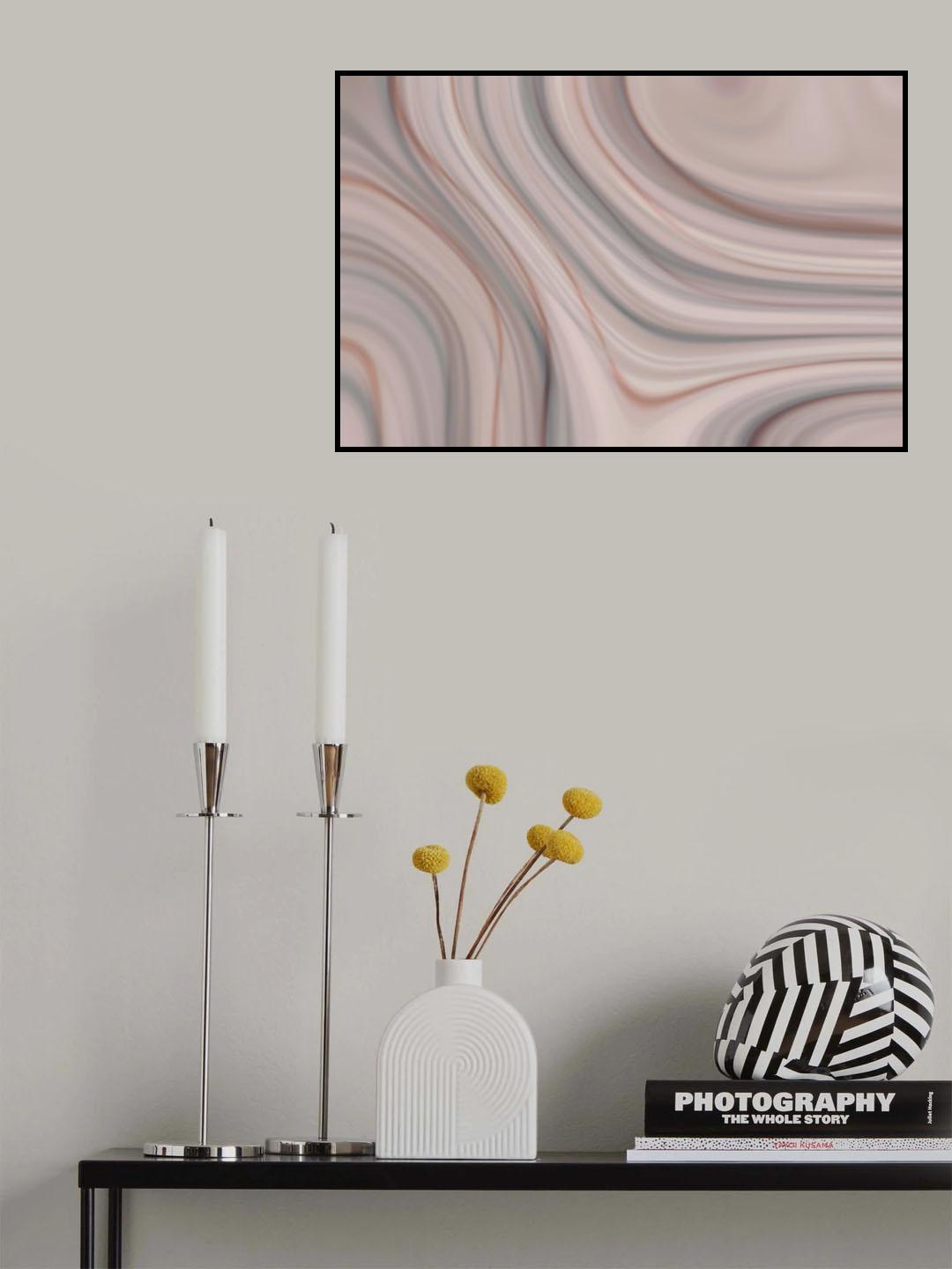 Abstract Glow Poster och Canvastavla