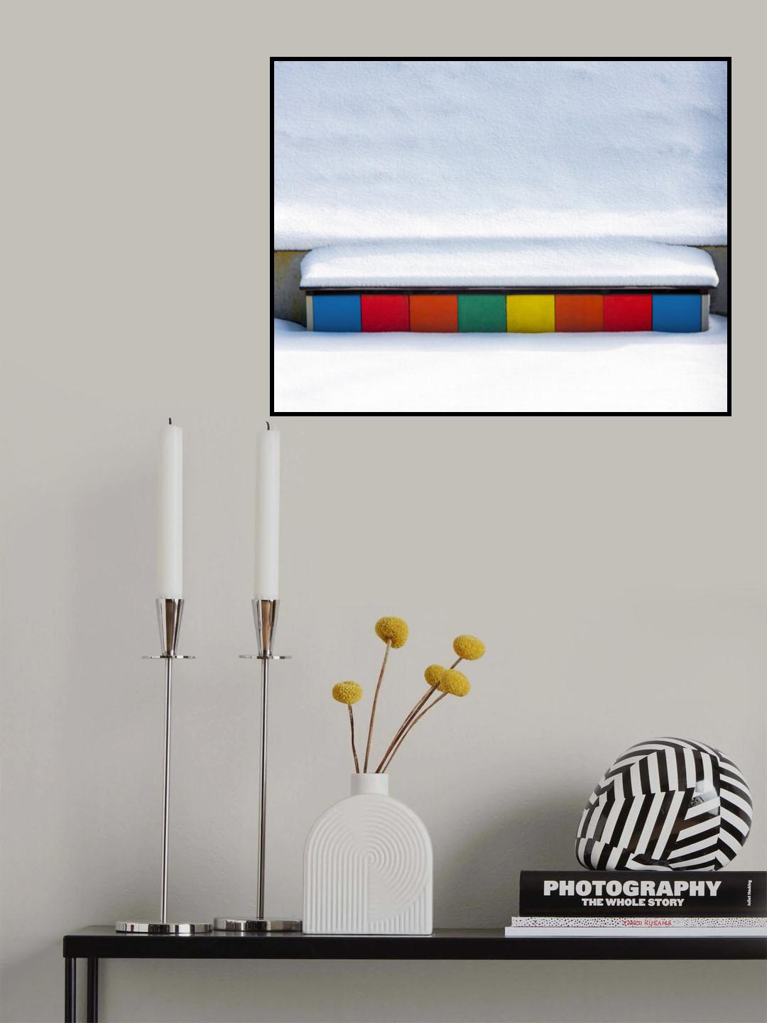 first snow Poster och Canvastavla