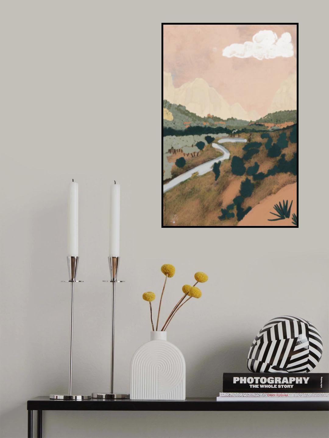 Zion National Park Erum Khalili.png Poster och Canvastavla