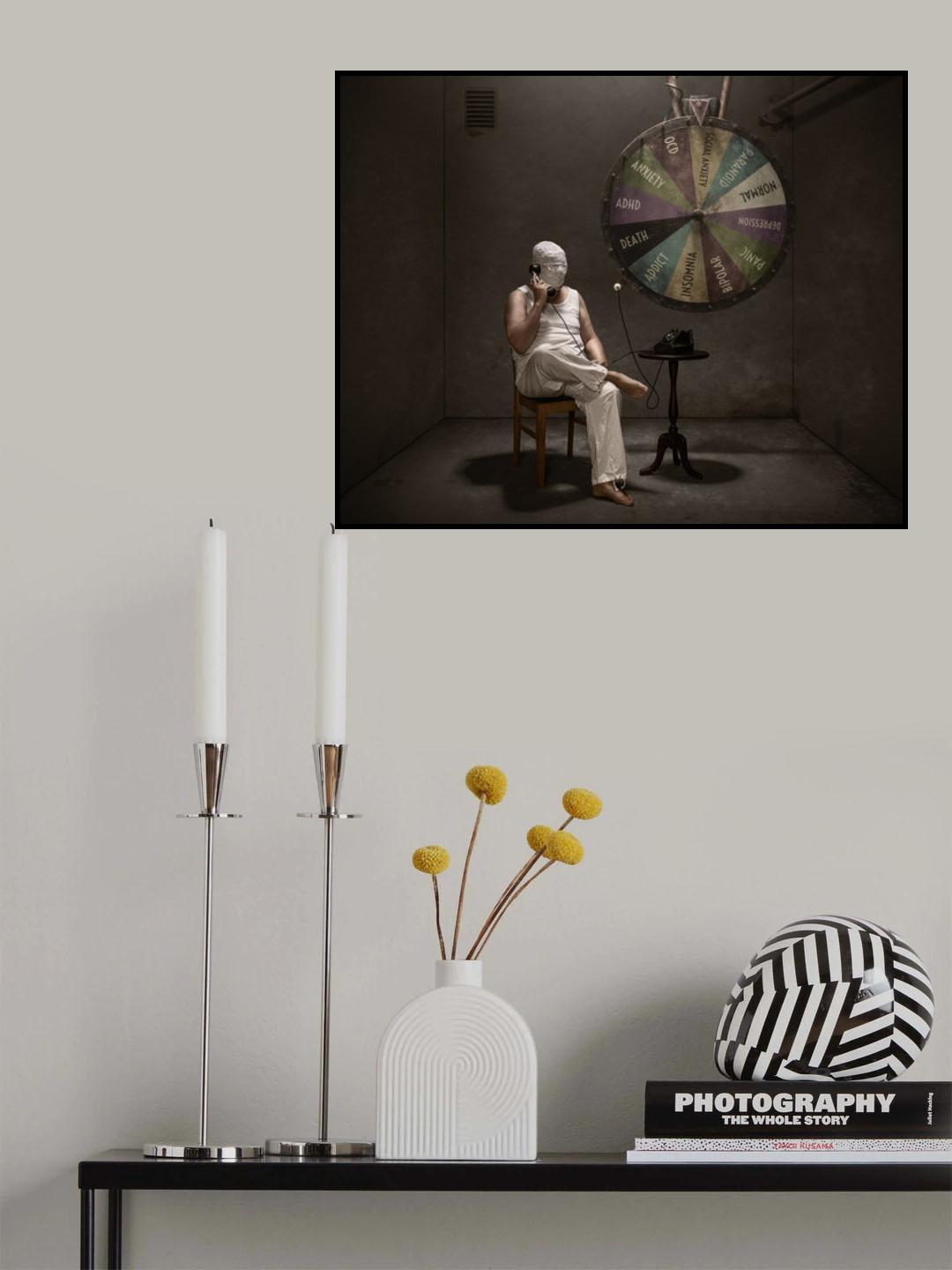 Mental Wheel Poster och Canvastavla