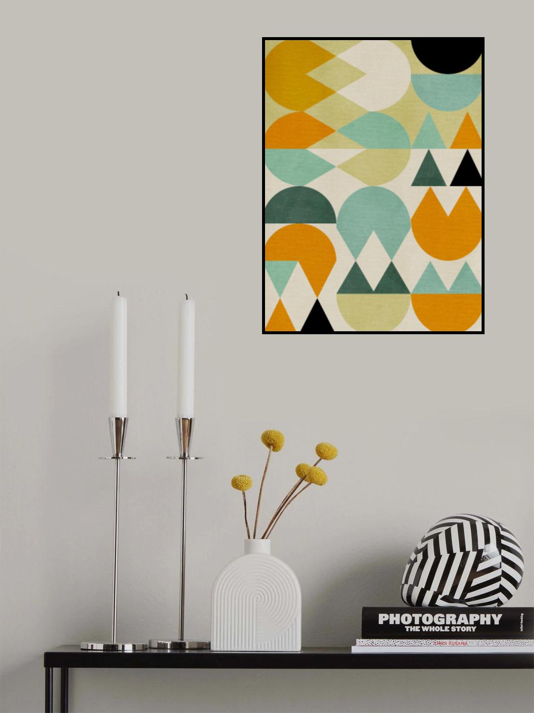 Rainbow Plus Shapes5 Poster och Canvastavla