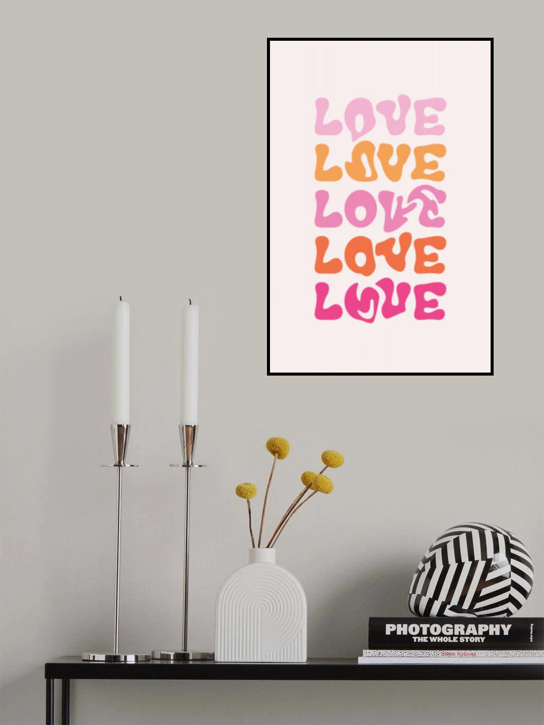 Love Poster och Canvastavla