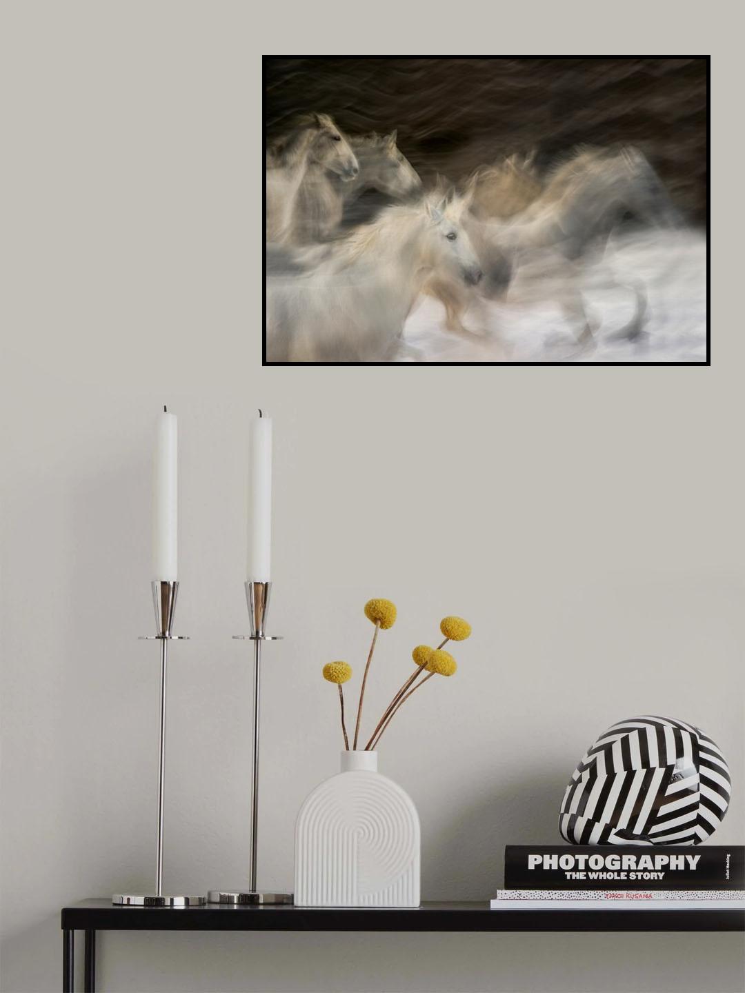 in winter scene Poster och Canvastavla