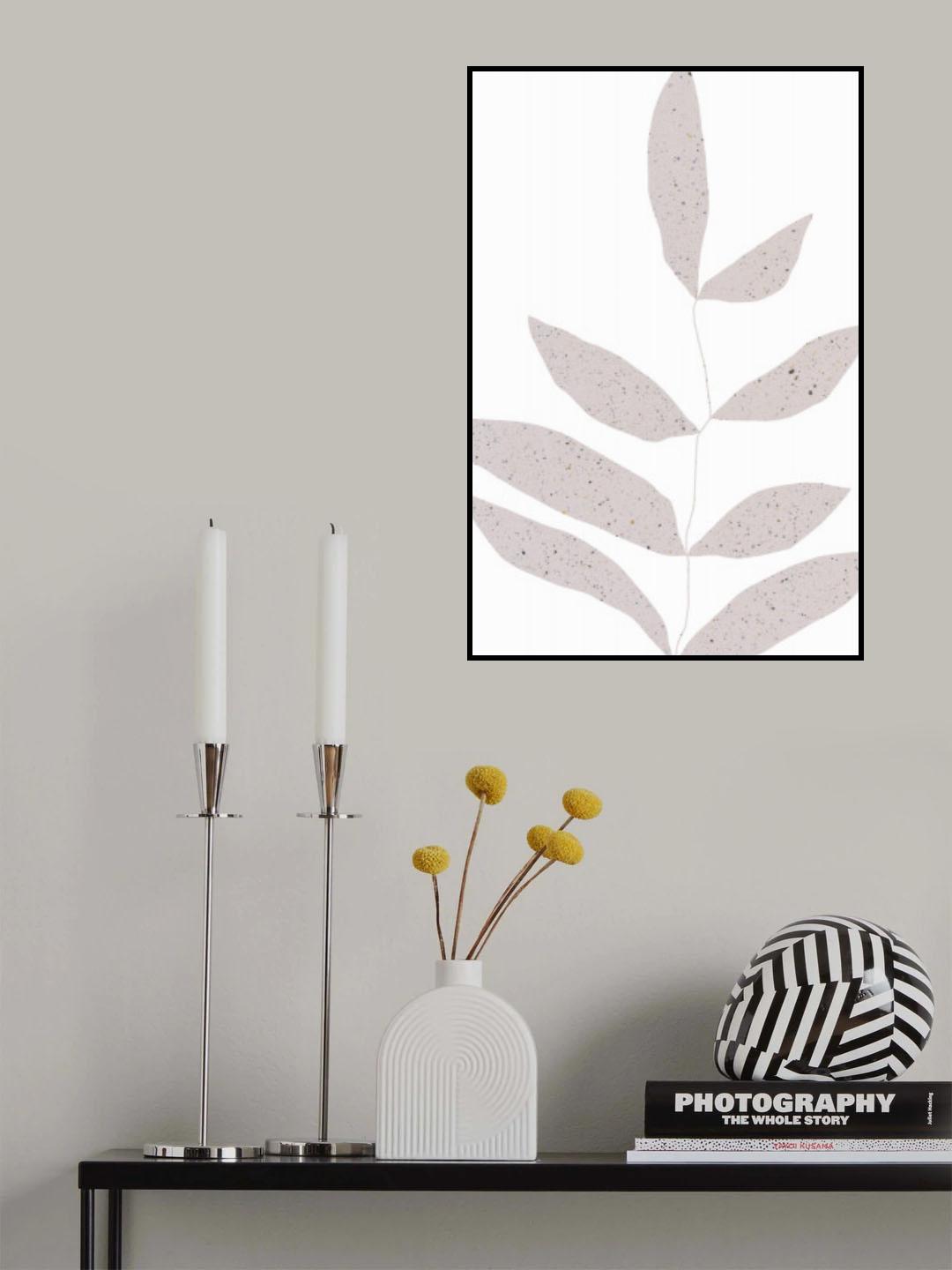 Delicate Leaves Poster och Canvastavla