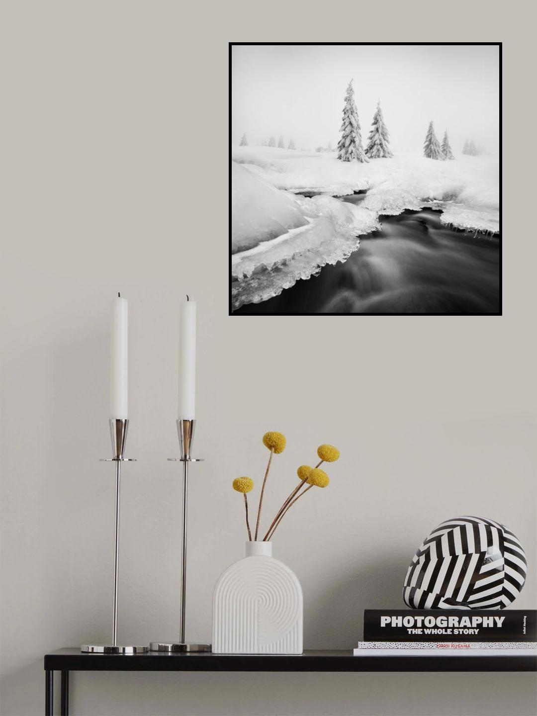 Ice creek... Poster och Canvastavla