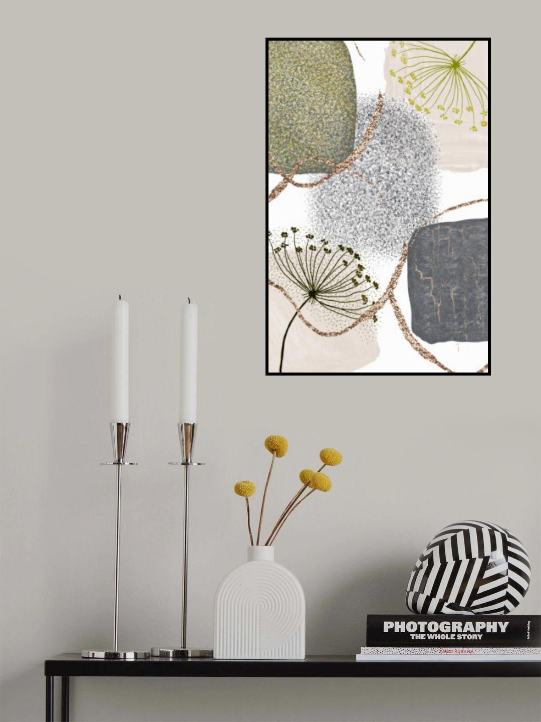 Green-Grey-1 Poster och Canvastavla