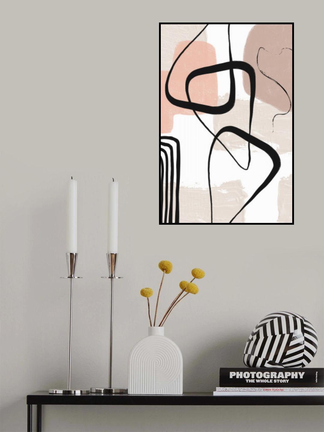 Smooth Shapes 1 Poster och Canvastavla