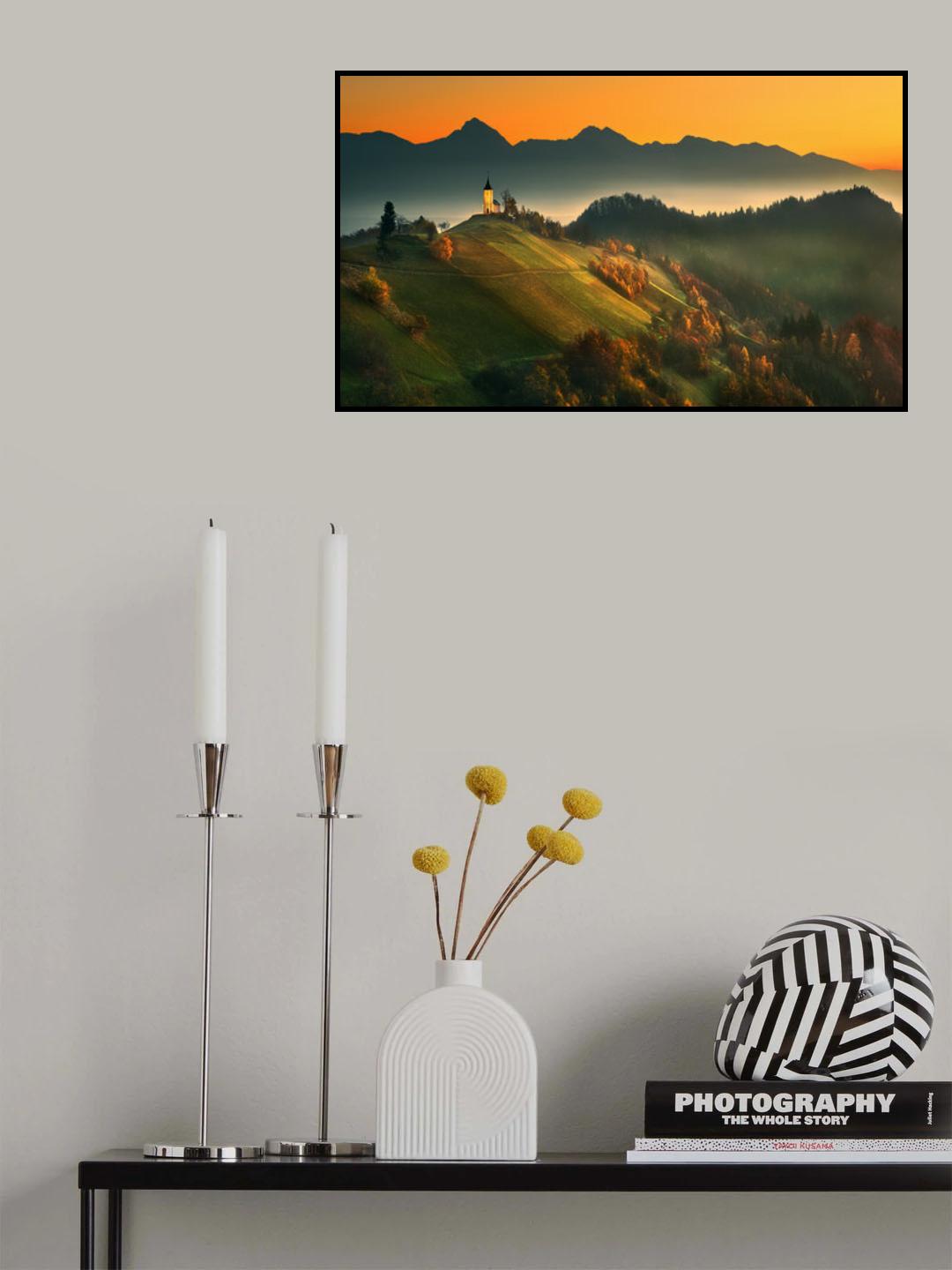 Slovenian autumn... Poster och Canvastavla
