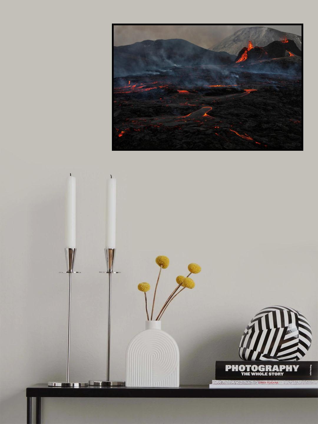 Lava Valley Poster och Canvastavla