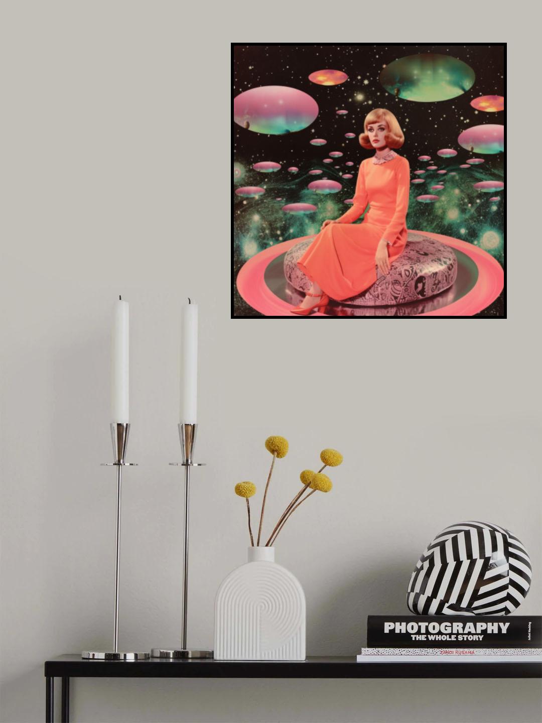 Space Host - Collage Art Poster och Canvastavla