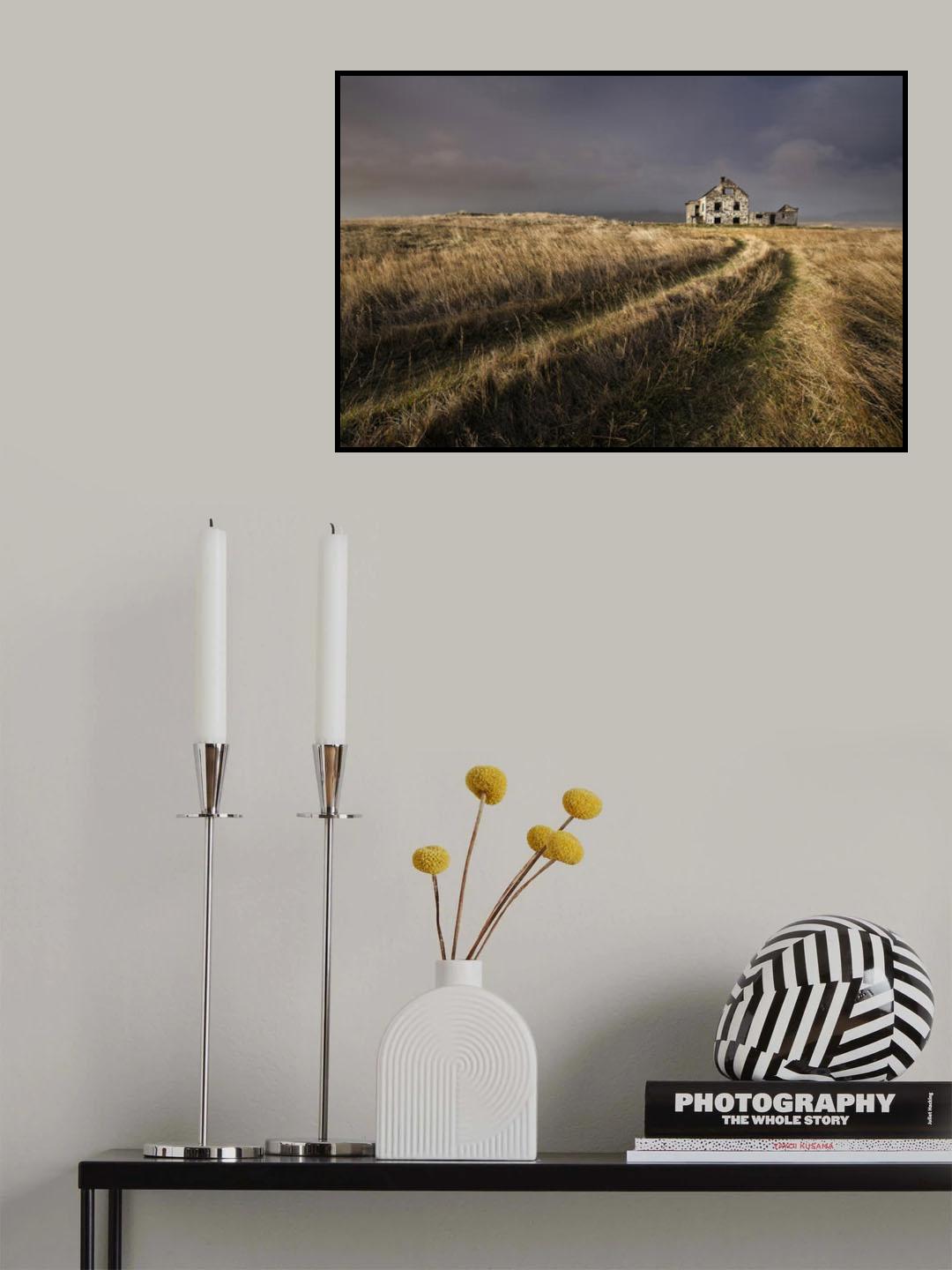 Track to Ruins Poster och Canvastavla