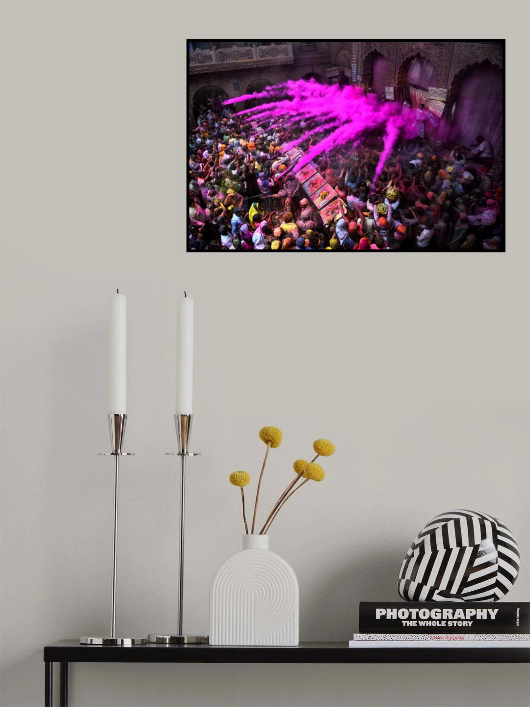 Colour Blast Poster och Canvastavla