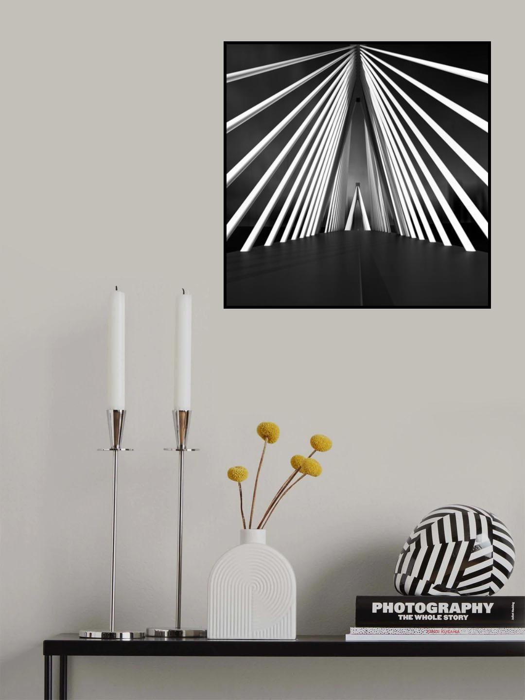 Big String Bridge Poster och Canvastavla