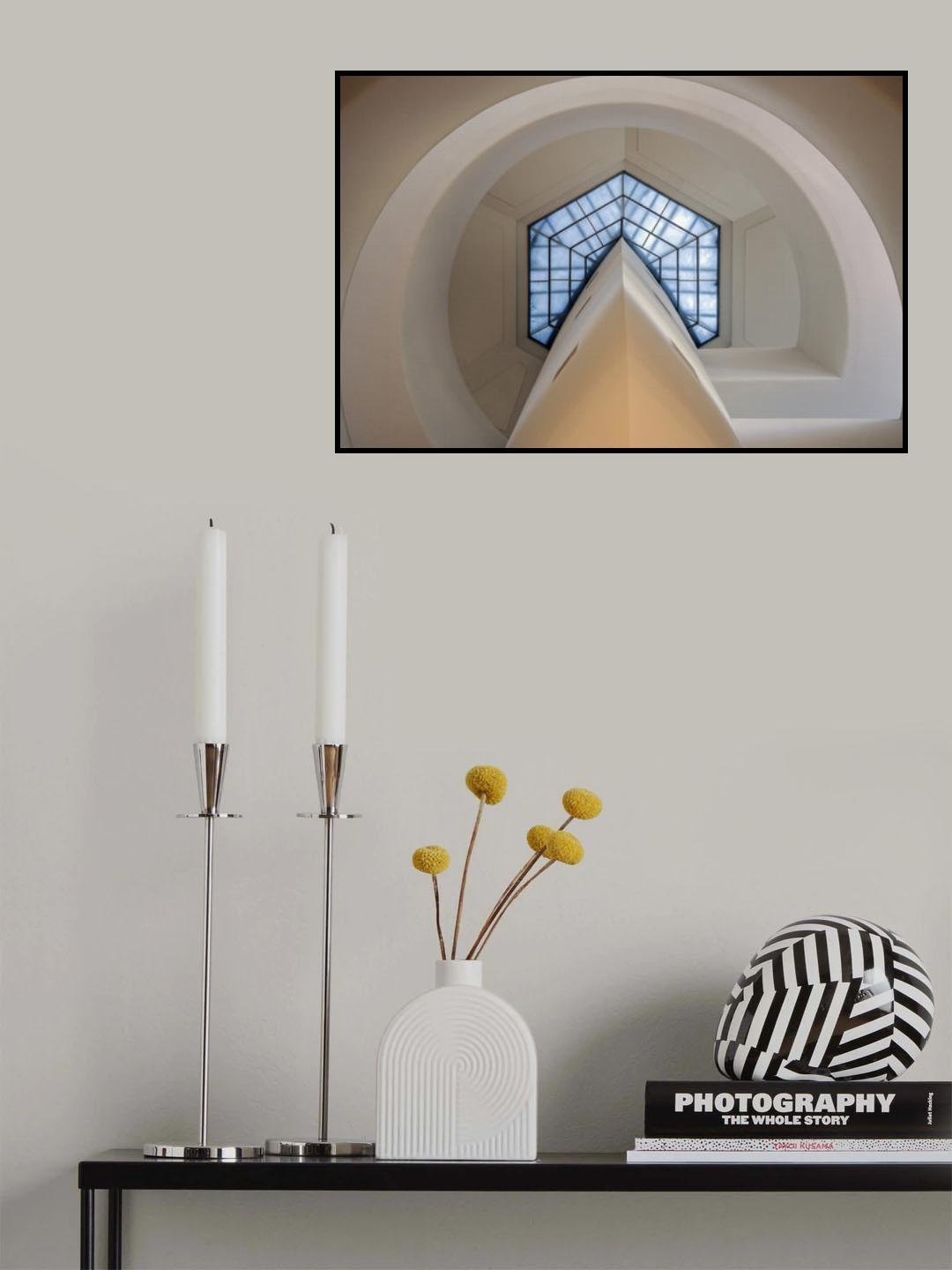 Curvilinear Poster och Canvastavla