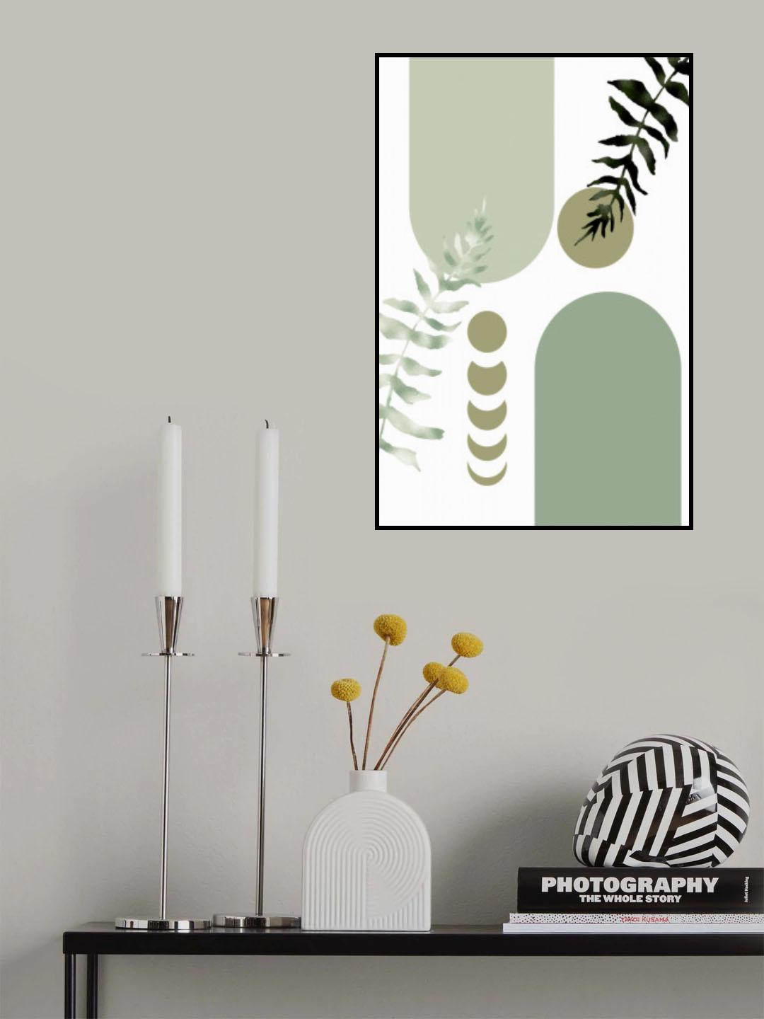 Boho in Green-1 Poster och Canvastavla