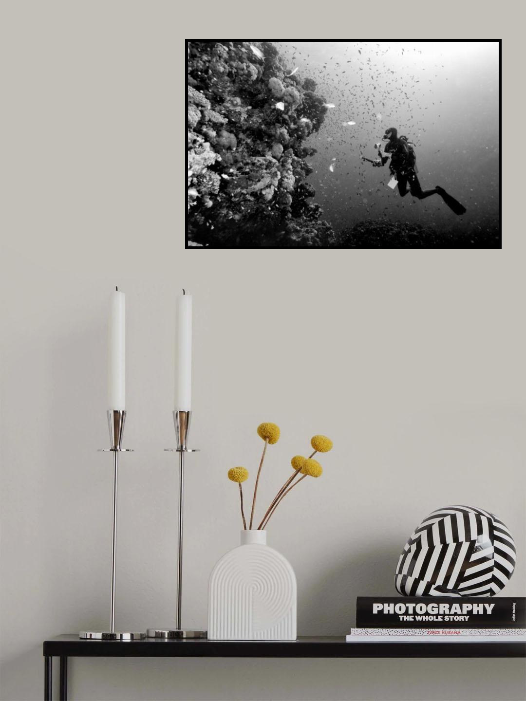 Man at work Poster och Canvastavla