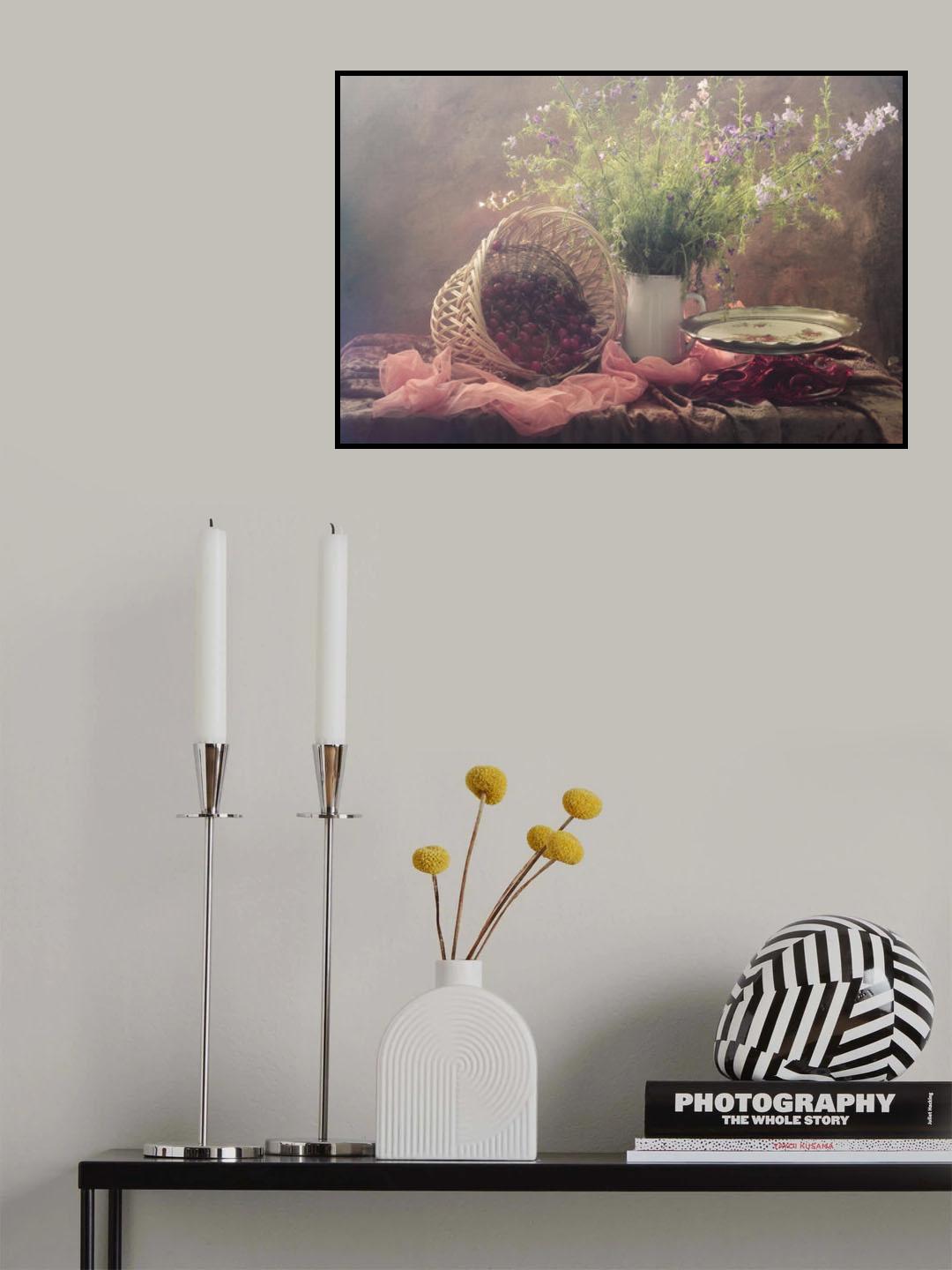 still life with Cherry Poster och Canvastavla