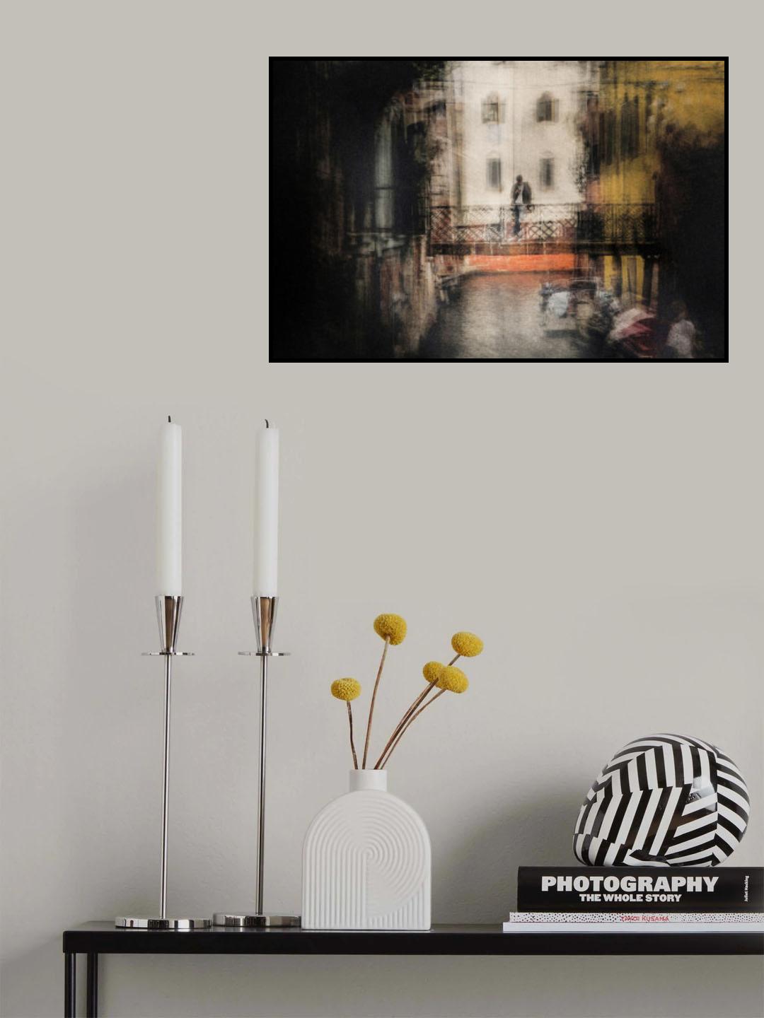 on the bridge Poster och Canvastavla