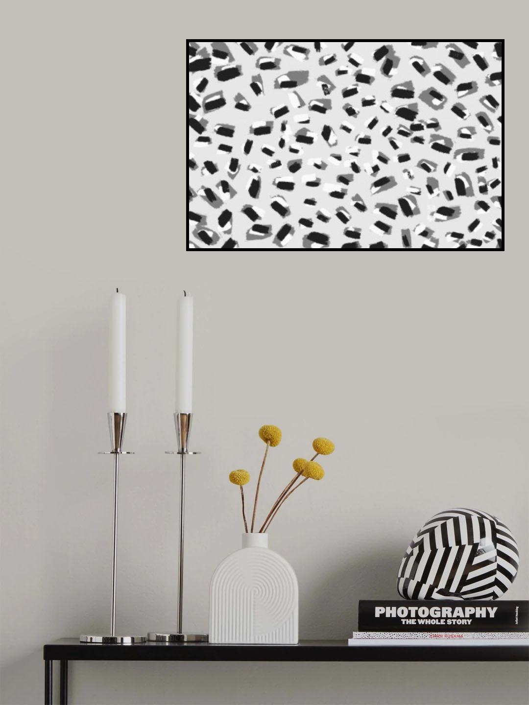 Short Strokes Square Poster och Canvastavla