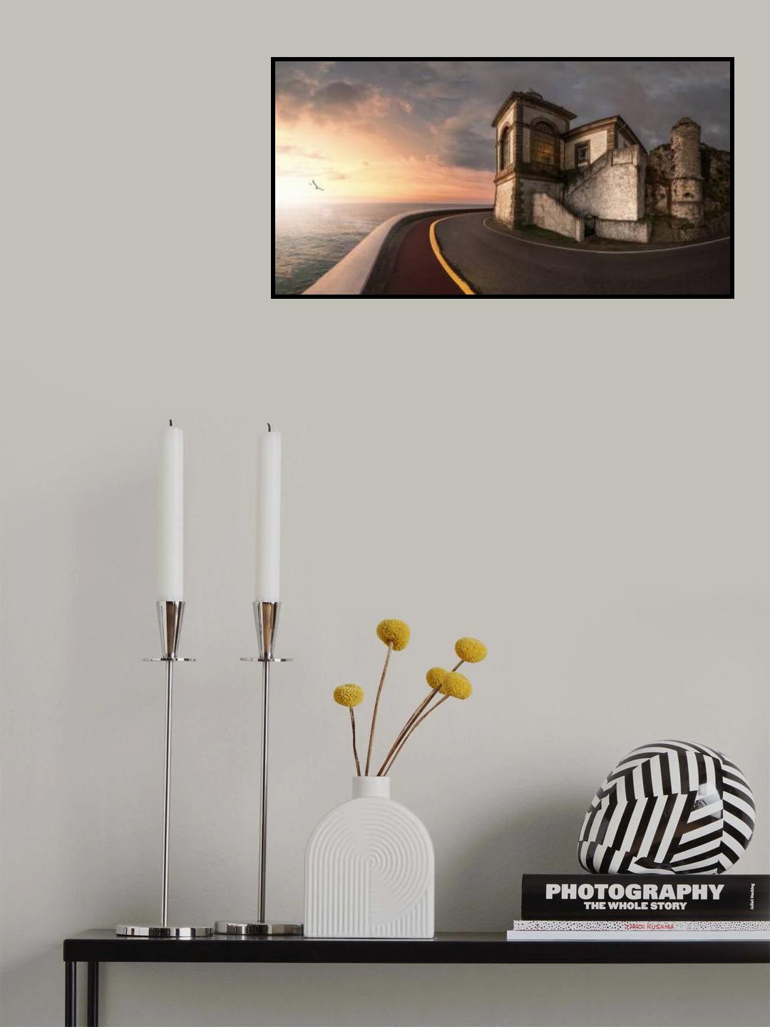 Faro De Luarca Poster och Canvastavla