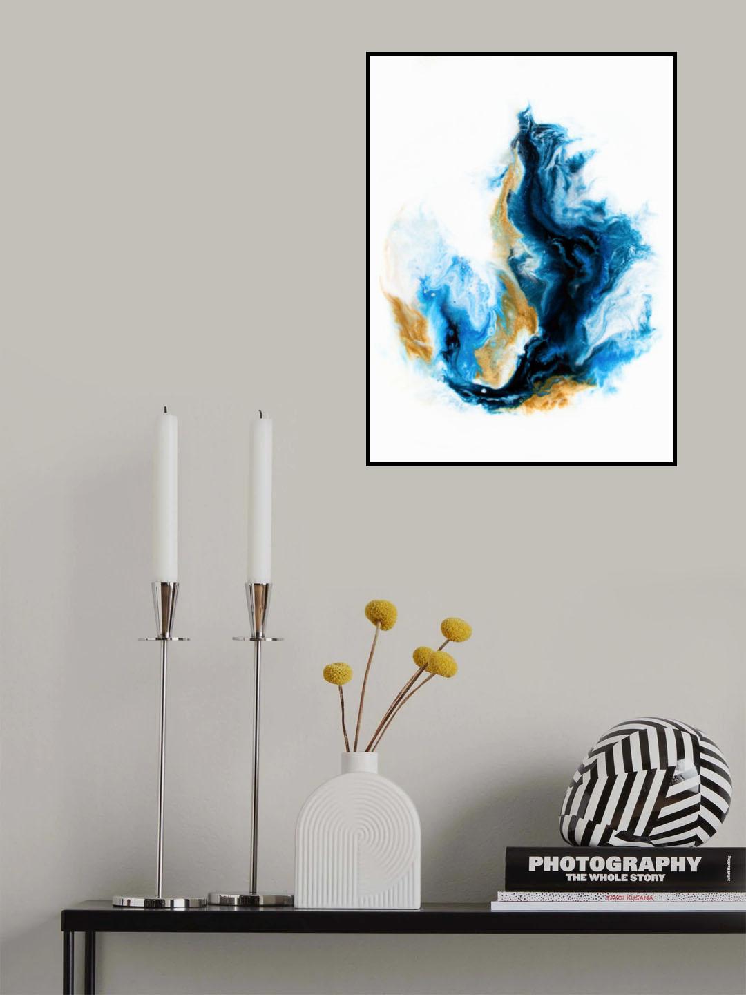 Crashing Sea Poster och Canvastavla