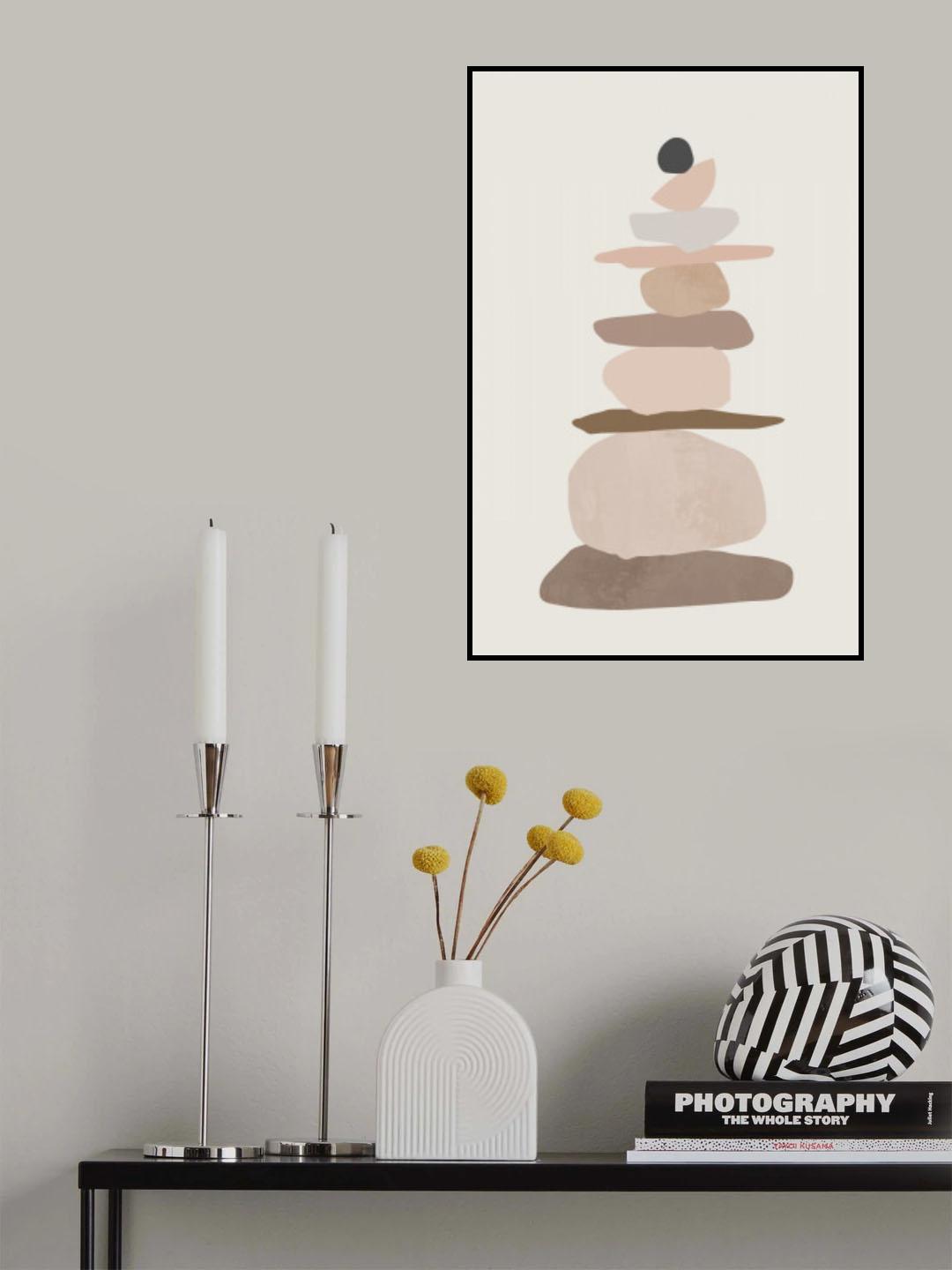 Rock balancing Art Poster och Canvastavla