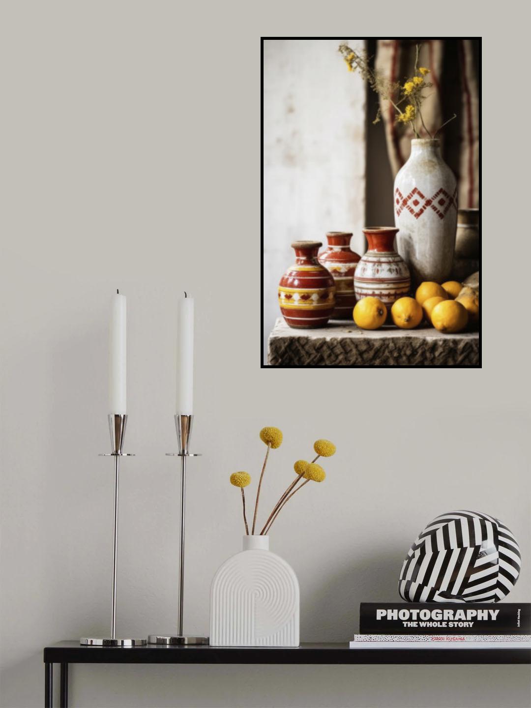Moroccan Still Life No 10 Poster och Canvastavla