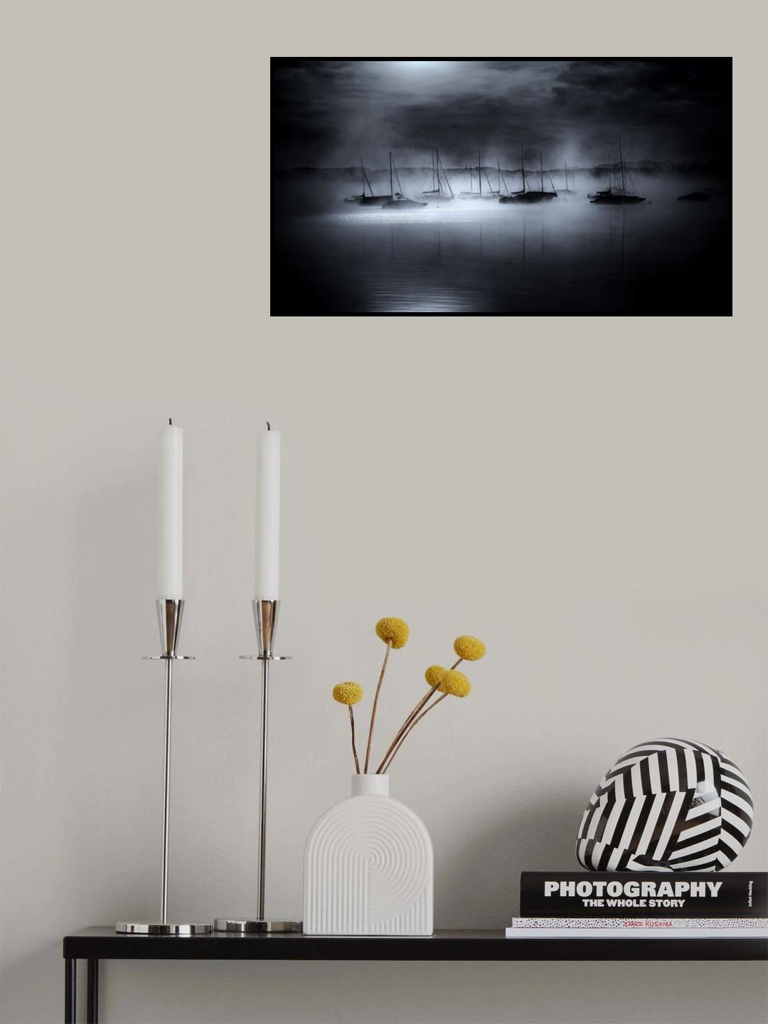Autumn at the lake Poster och Canvastavla