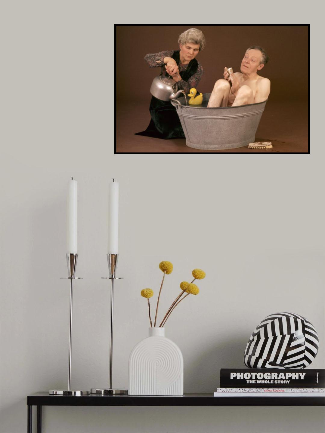 sunday bath Poster och Canvastavla