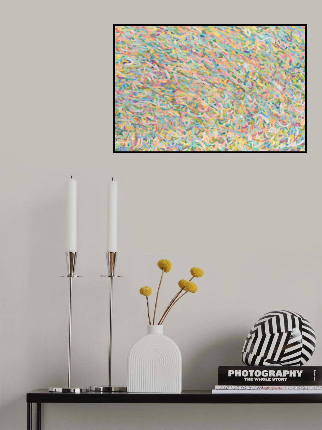 Sunshine Molecules Poster och Canvastavla