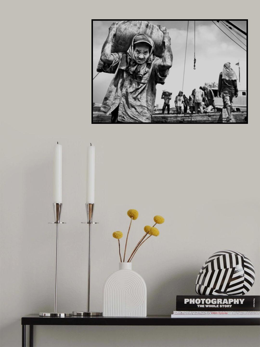 load on your shoulder (pak tua sudahlah...) Poster och Canvastavla