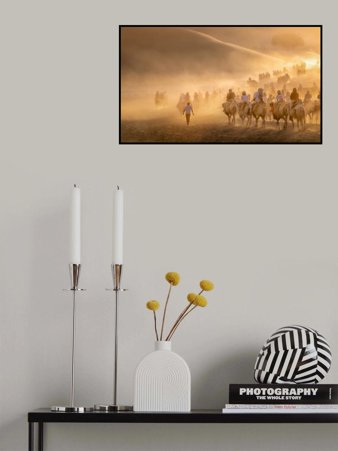 Camel Caravan Poster och Canvastavla