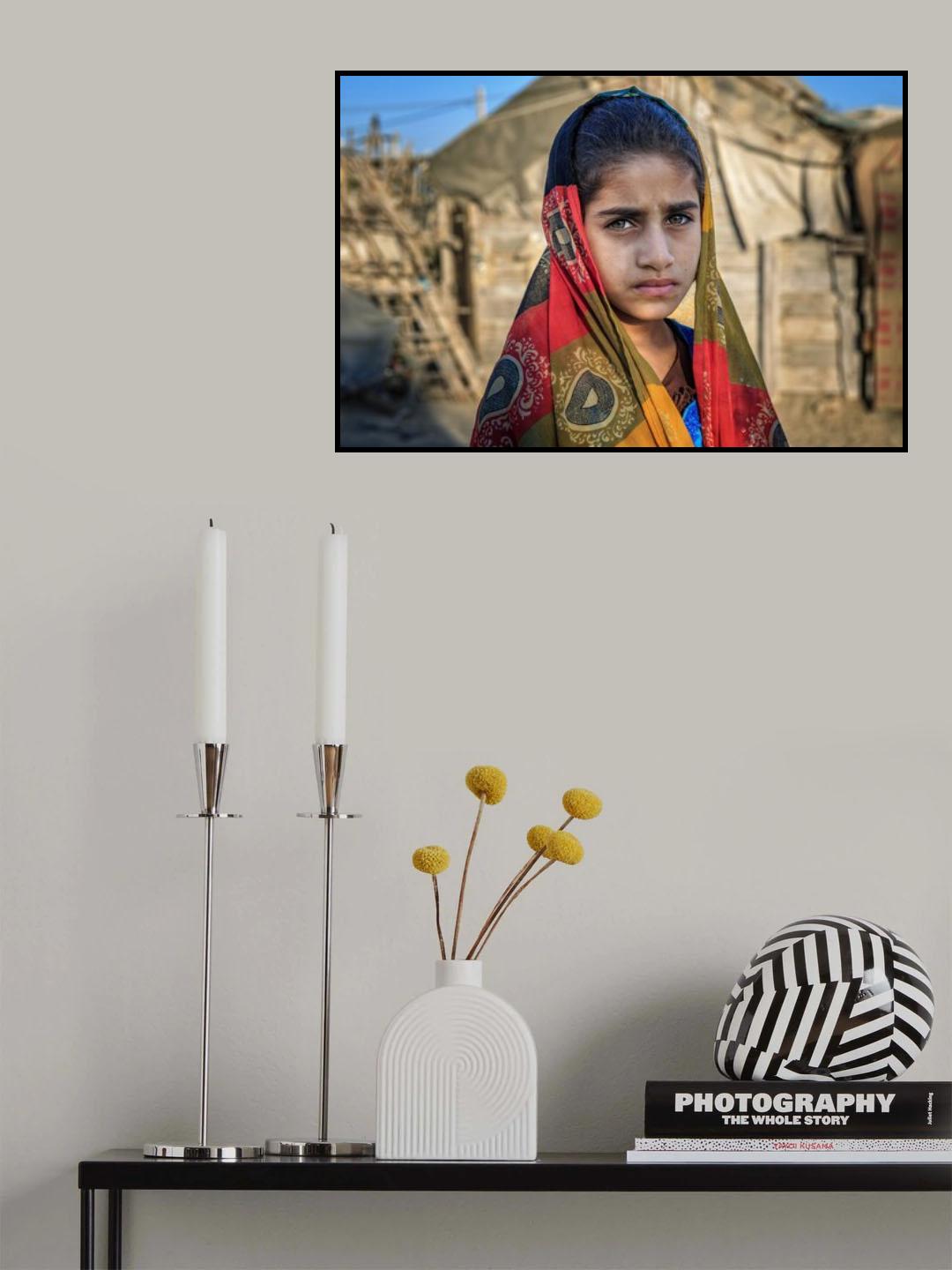 Balochi girl Poster och Canvastavla