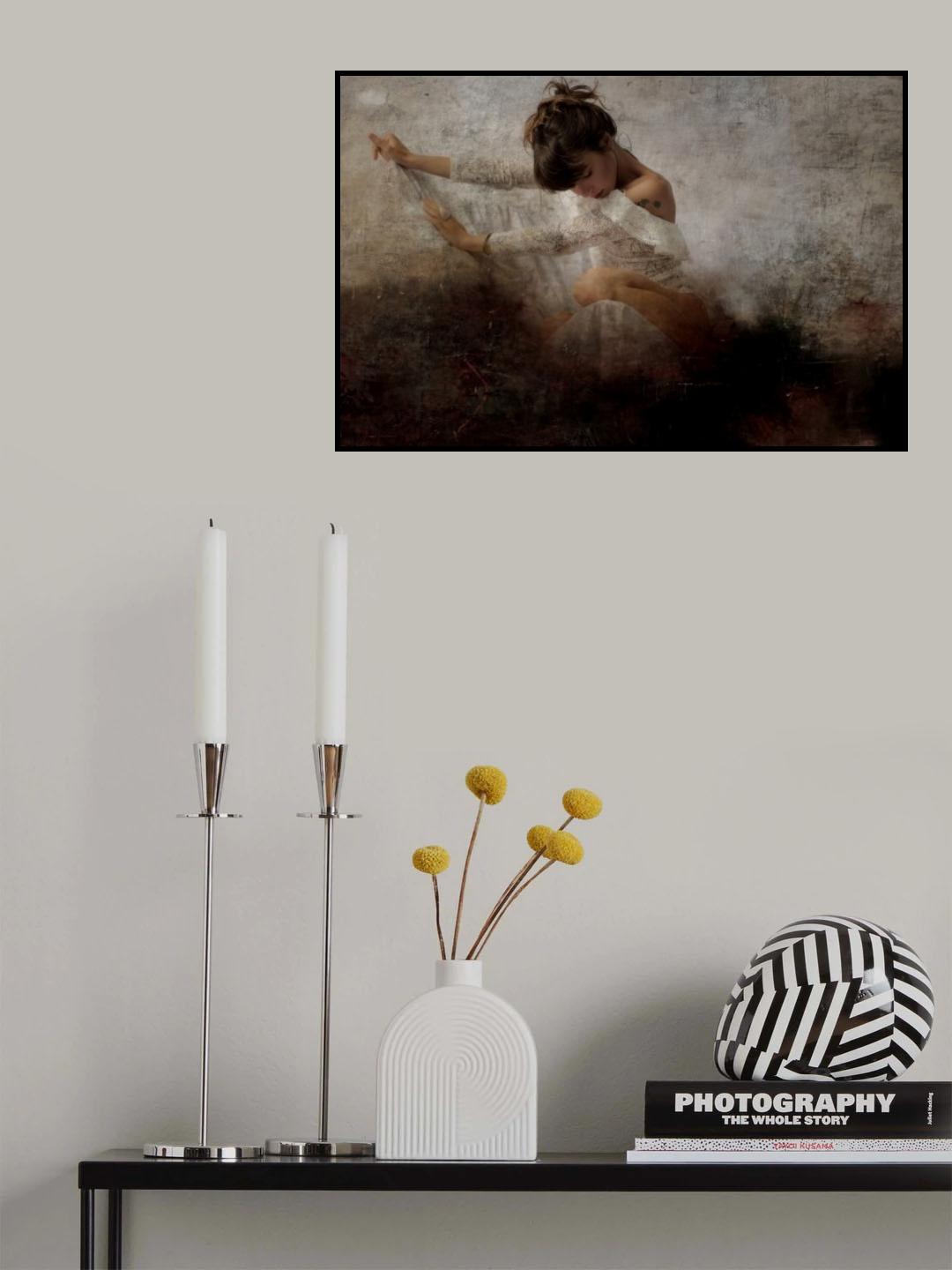 painting model Poster och Canvastavla
