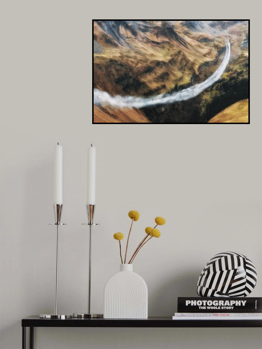 Mountain pass Poster och Canvastavla
