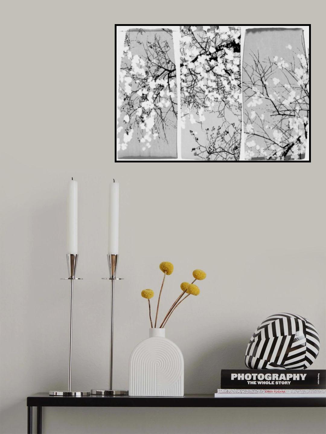 Oriental Blossom Poster och Canvastavla
