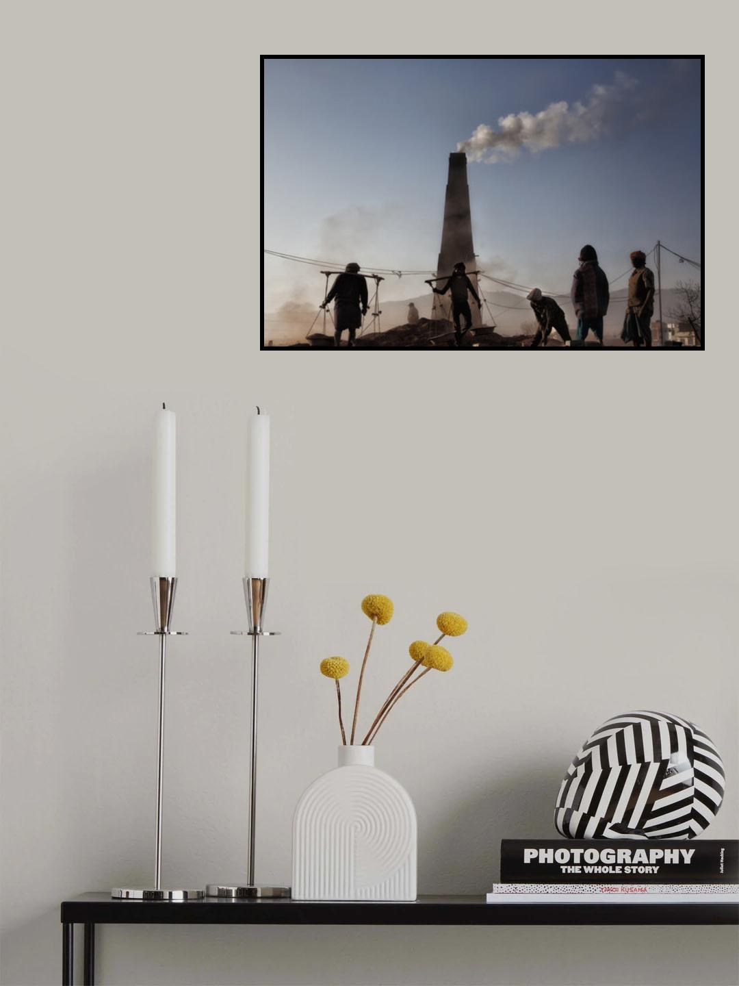 Brick factory (1): Keeping the chimney burning Poster och Canvastavla