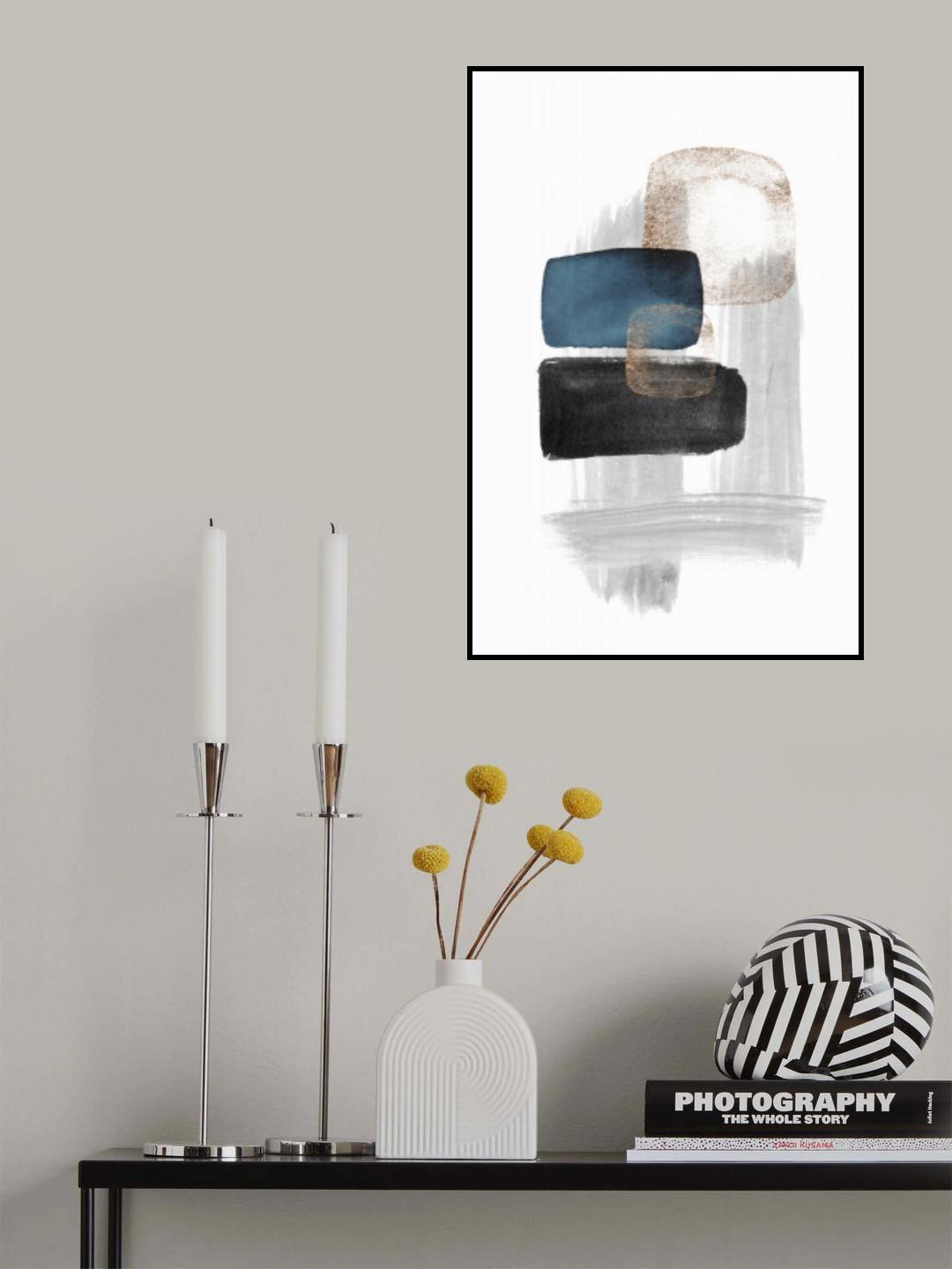 Night Blue-1 Poster och Canvastavla