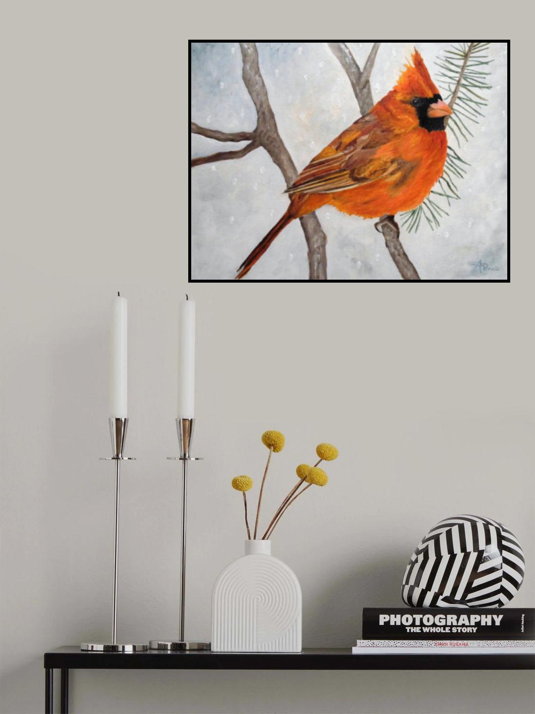 Fire On Ice Poster och Canvastavla