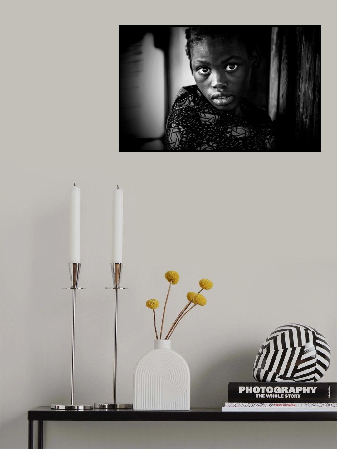Girl from Benin. Poster och Canvastavla