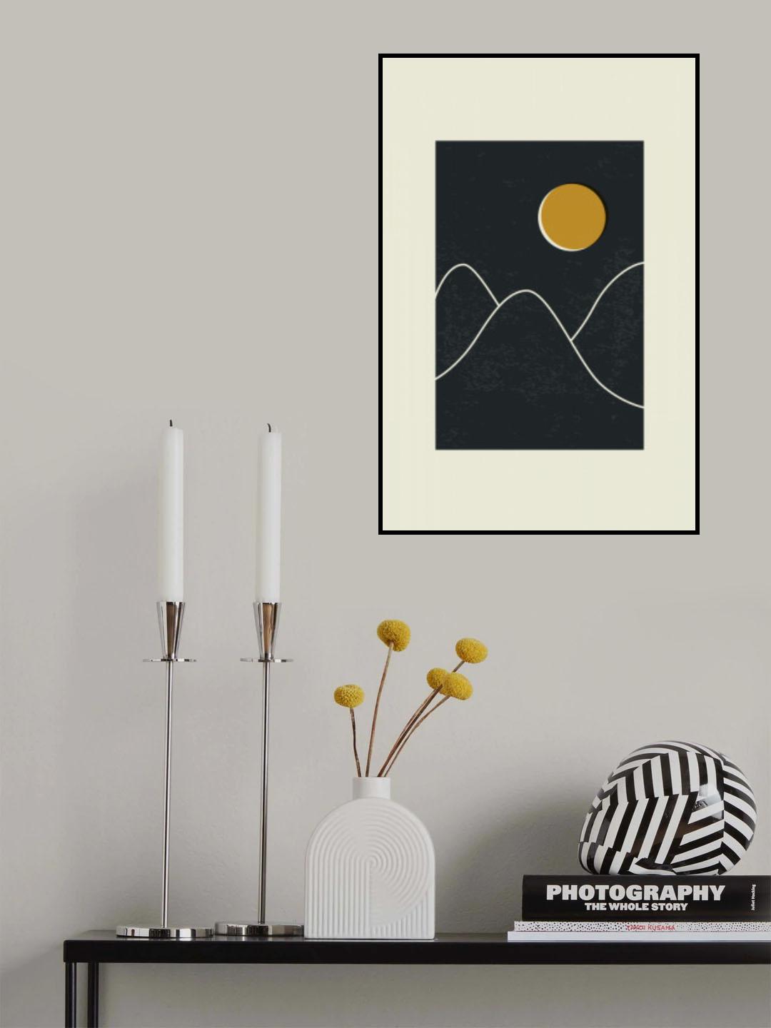 Minimal Sunset Vibes #3 Poster och Canvastavla