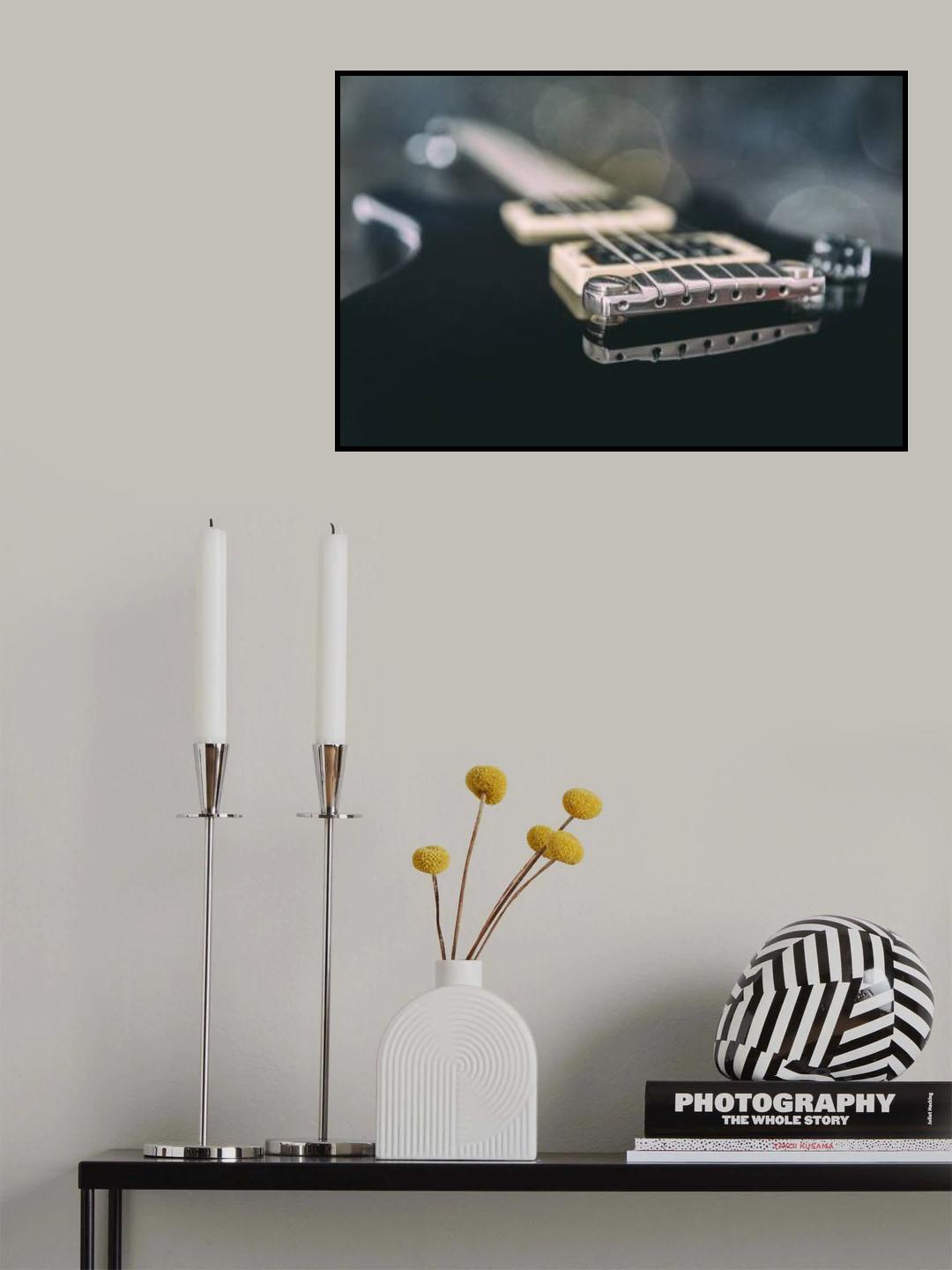 E-guitar Poster och Canvastavla