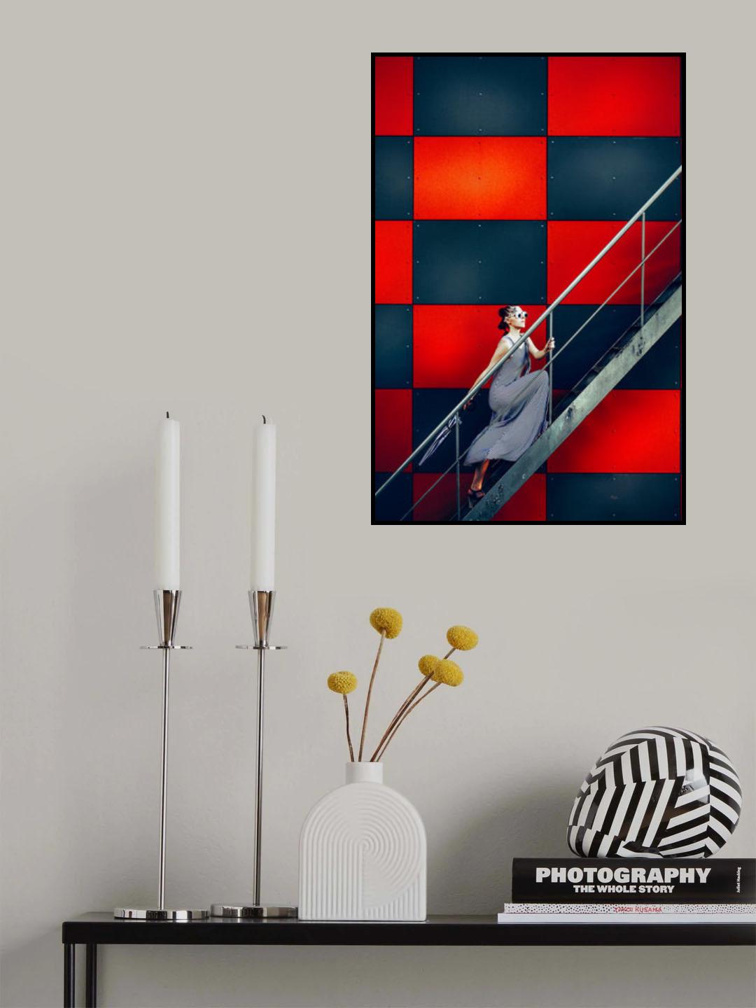 Fashion stairs Poster och Canvastavla