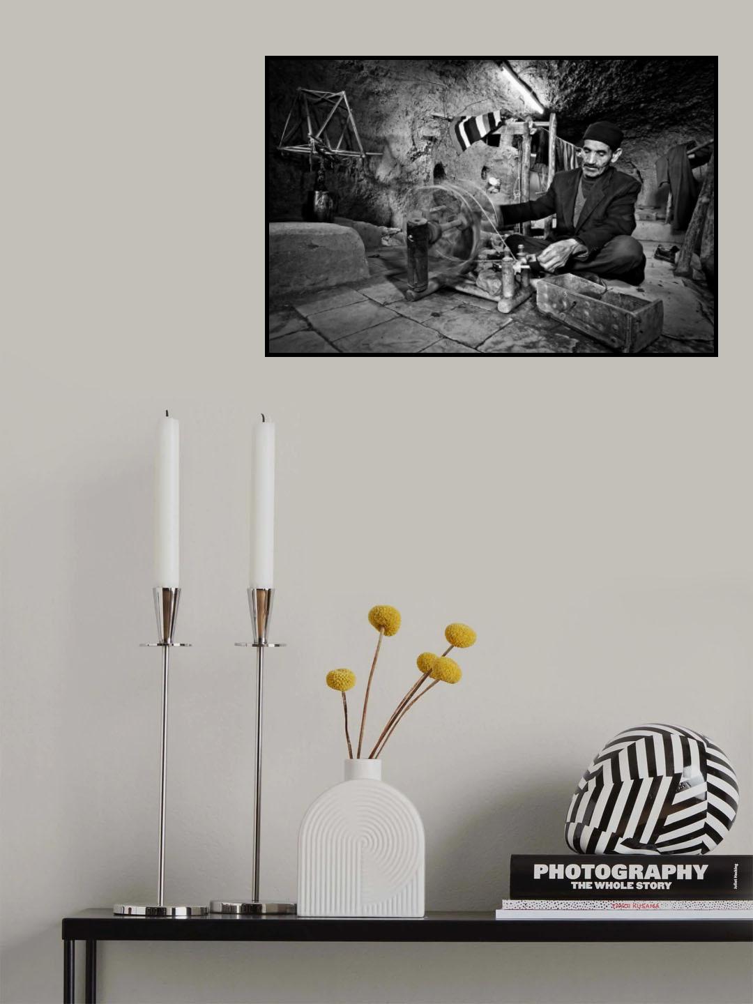 Aba Texture Poster och Canvastavla