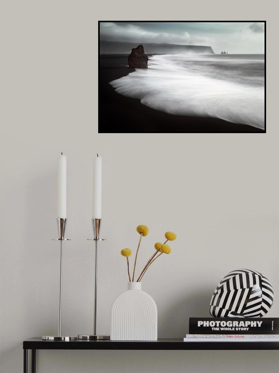 The Black Beach Poster och Canvastavla