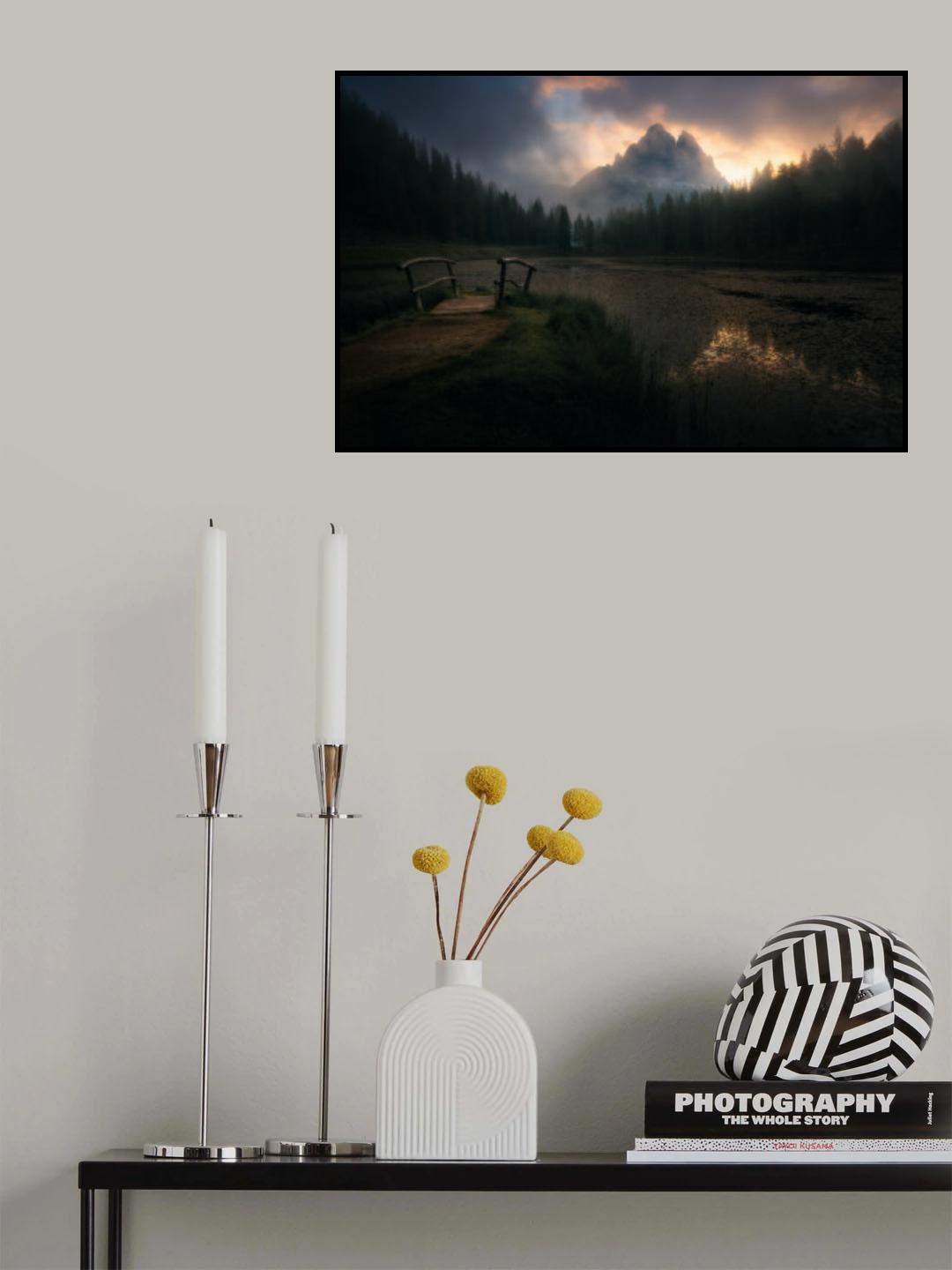The Morning Red Poster och Canvastavla