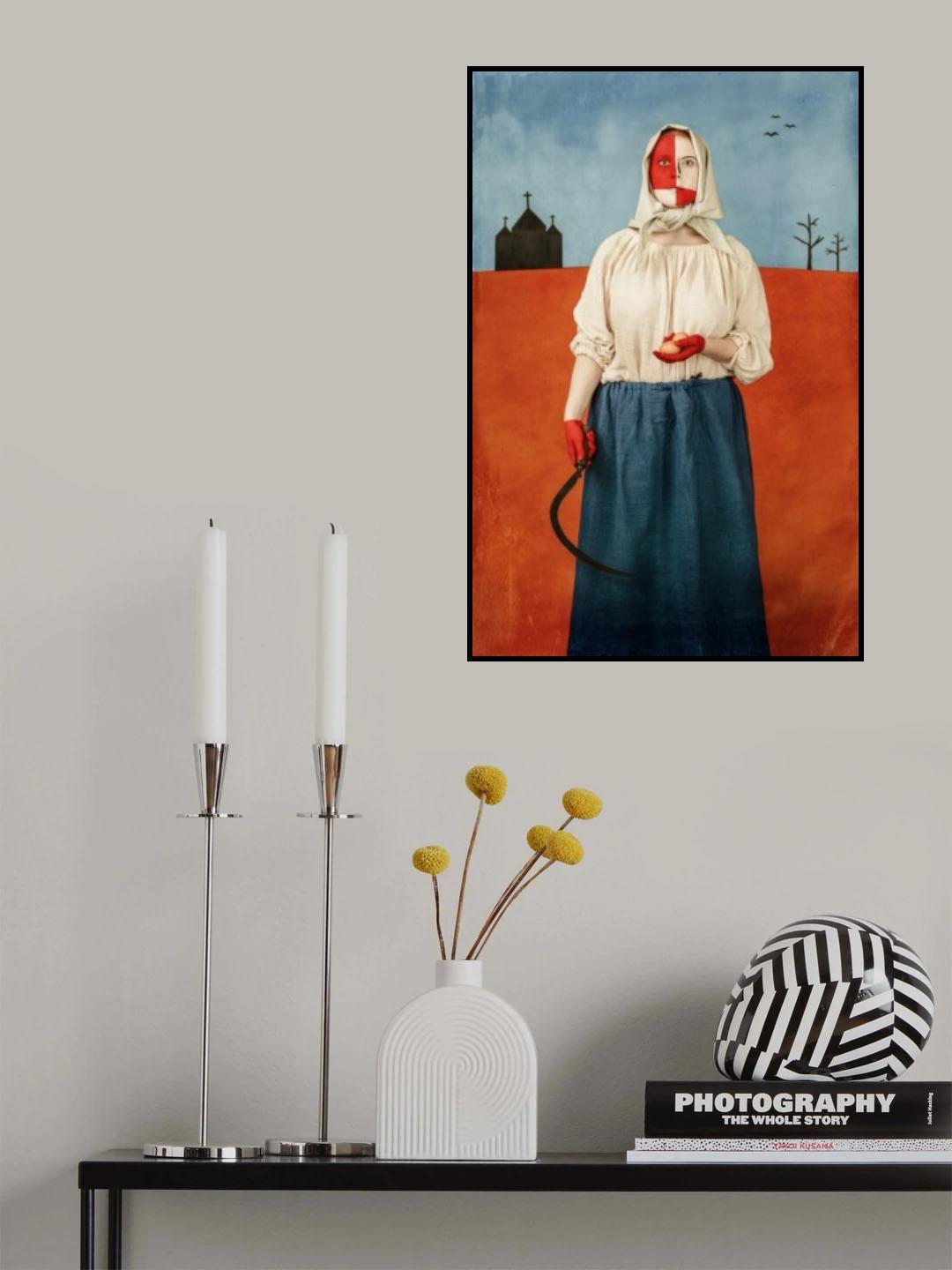 Баба с яйцами Poster och Canvastavla