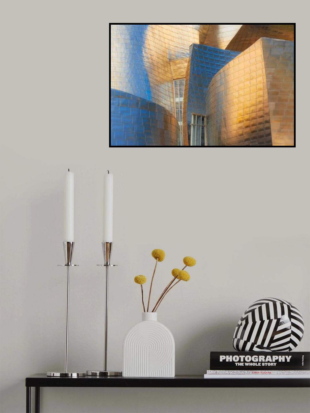Gehry's Pearl Poster och Canvastavla
